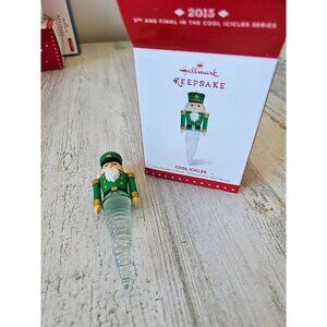 Hallmark cool icicles nutcracker third ornament Xmas tree